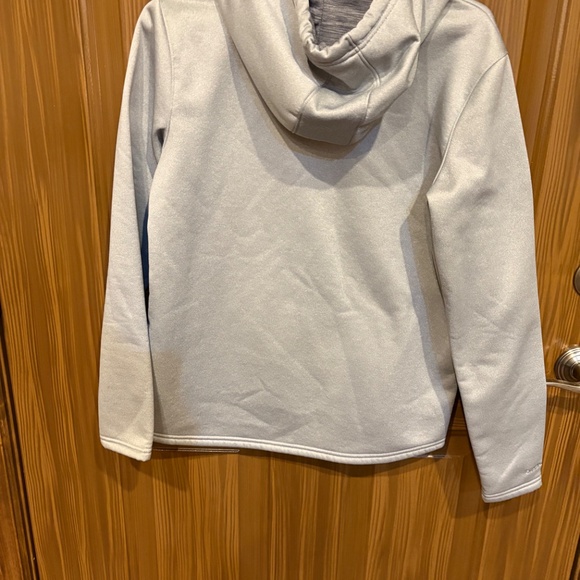 Under Armour Women’s Long Sleeve Pullover Hoodie Sweatshirt V-Neck Gray S - Picture 4 of 4